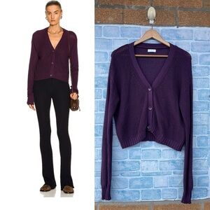 SABLYN Tati Cardigan in purple size large